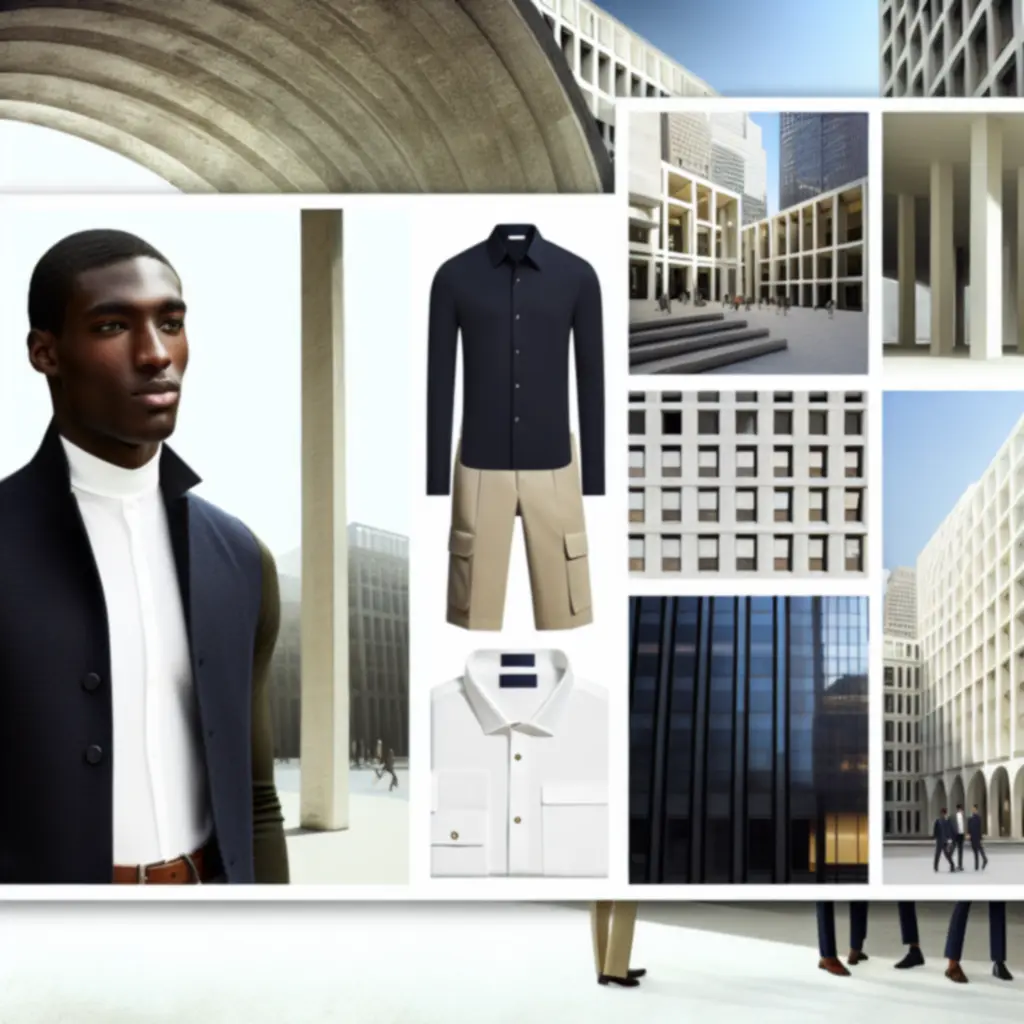 Casualowa stylizacja MensWeario w nowoczesnym, miejskim otoczeniu