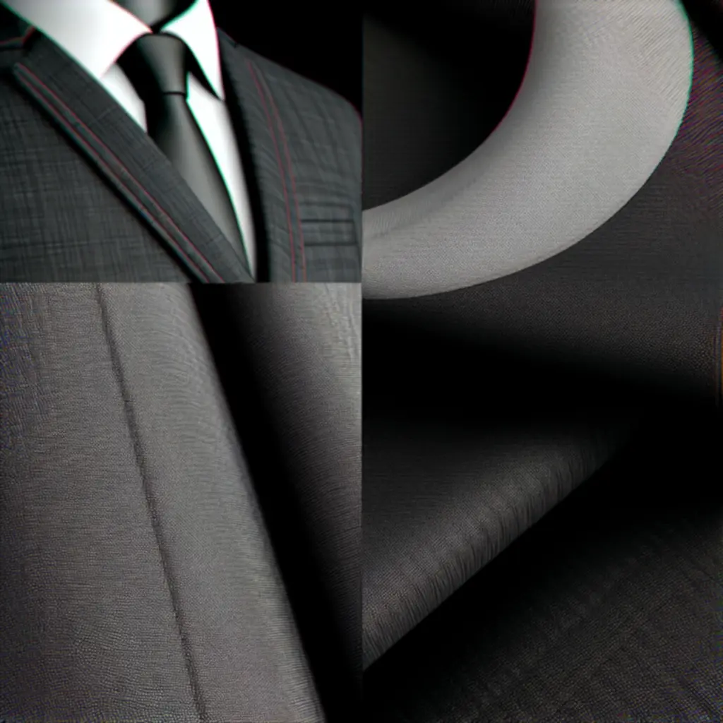 Zbliżenie na strukturę wysokiej jakości tkaniny użytej w kolekcji Smart MensWeario