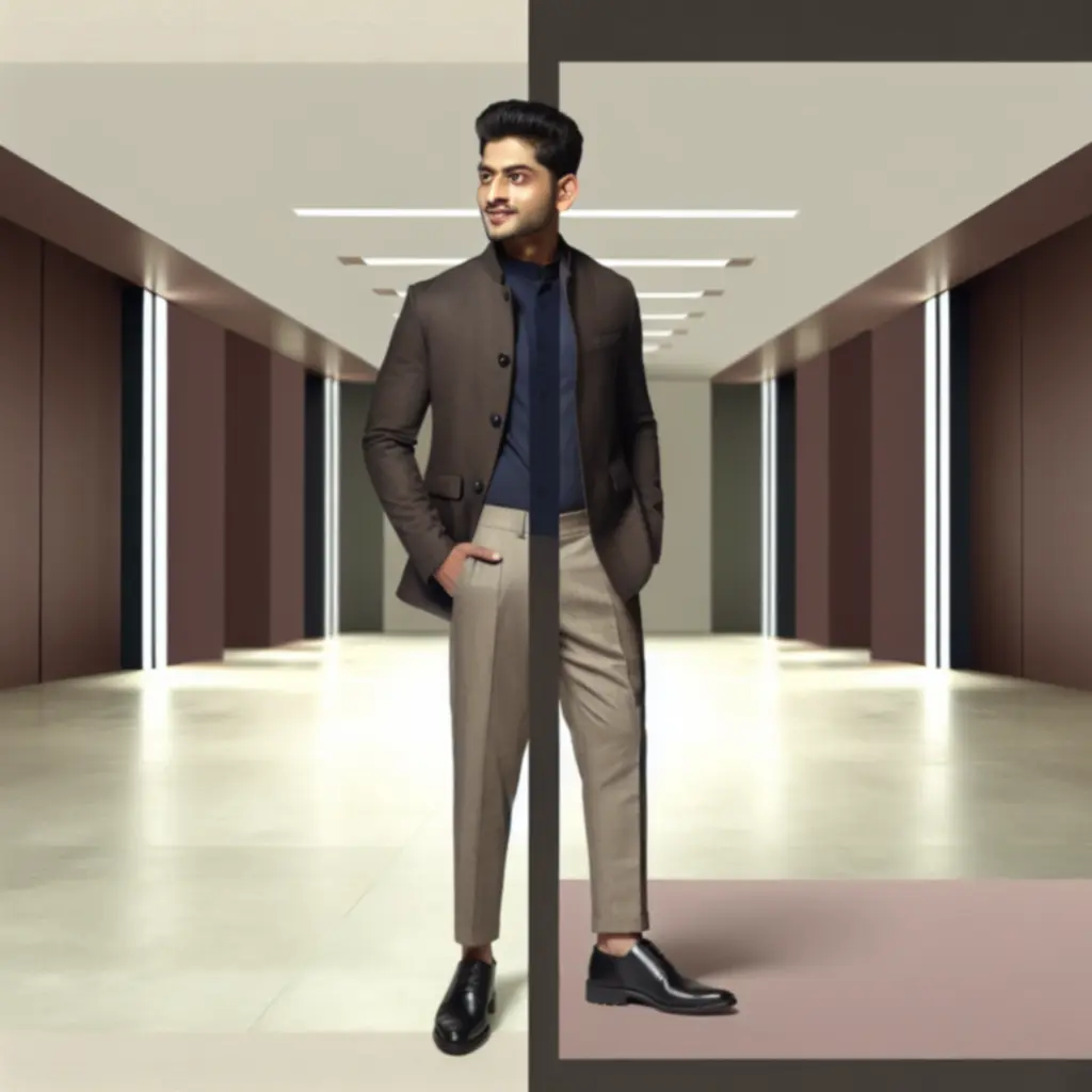 Nowoczesna stylizacja męska prezentowana w sklepie MensWeario