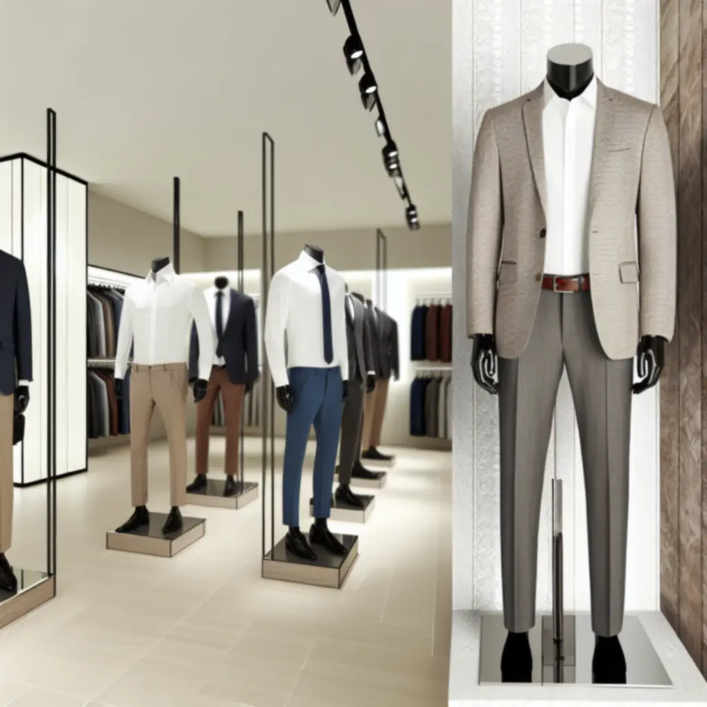 Zestaw eleganckiej męskiej odzieży smart casual MensWeario